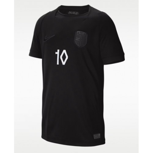 Norge Martin Odegaard #10 Replika Bortatröja VM 2026 Kortärmad